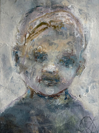 Oilpastel face | 03 | 20x25cm