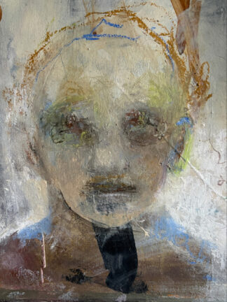 Oilpastel face | 02 | 20x25cm