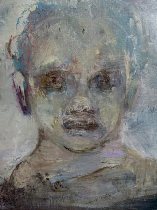 Oilpastel face | 04 | 20x25cm